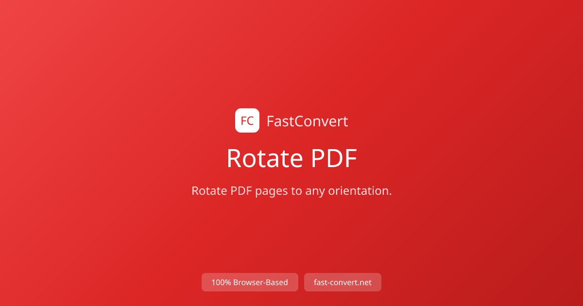 Rotate PDF Online Free – Rotate PDF pages to any orientation. | FastConvert
